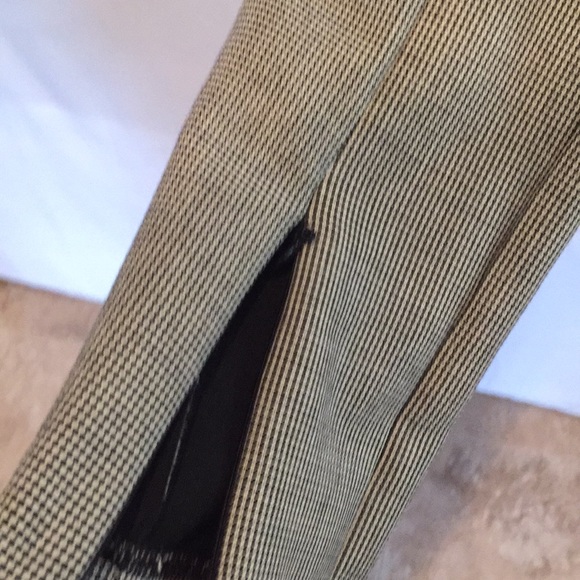 Houndstooth Skinny Zip Pants High Rise NWT - Picture 3 of 8
